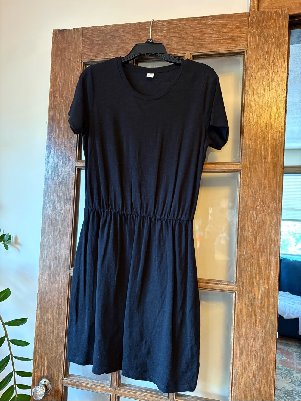 Old Navy Black T-Shirt Mini Dress